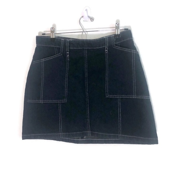 cargo jean skirt